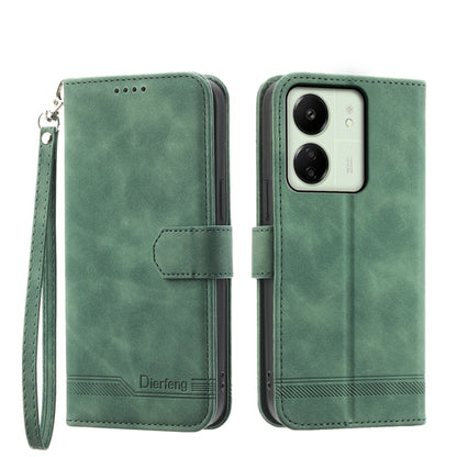 Dierfeng Dream Line TPU + PU Leather Phone Case, For Xiaomi 14 Pro, For Xiaomi 14, For Xiaomi Redmi Note 13 5G, For Xiaomi Redmi 13C