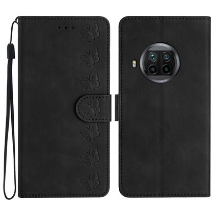Seven Butterflies Embossed Leather Phone Case, For Xiaomi Redmi Note 9 5G / Note 9T, For Xiaomi Mi 10T Lite, For Xiaomi Mi 10T / 10T Pro, For Xiaomi Redmi 9A