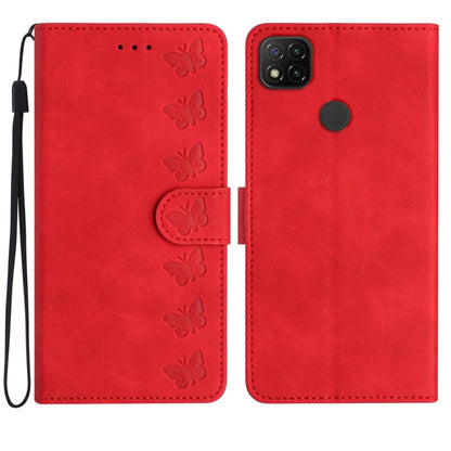 Seven Butterflies Embossed Leather Phone Case, For Xiaomi Redmi A1, For Xiaomi Redmi Note 11 Pro 5G Global, For Xiaomi 12 Lite, For Xiaomi Redmi 10A