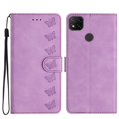 Seven Butterflies Embossed Leather Phone Case, For Xiaomi Redmi A1, For Xiaomi Redmi Note 11 Pro 5G Global, For Xiaomi 12 Lite, For Xiaomi Redmi 10A