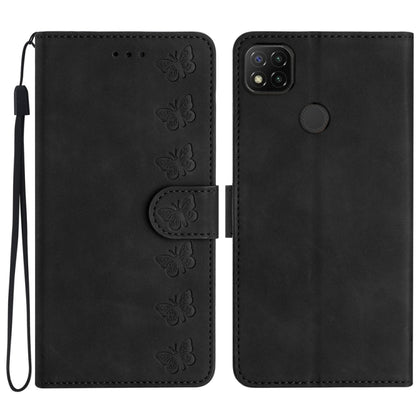 Seven Butterflies Embossed Leather Phone Case, For Xiaomi Redmi A1, For Xiaomi Redmi Note 11 Pro 5G Global, For Xiaomi 12 Lite, For Xiaomi Redmi 10A