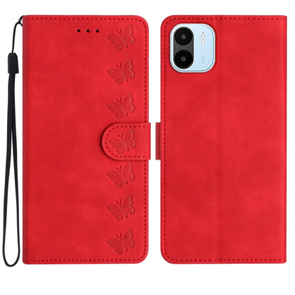 Seven Butterflies Embossed Leather Phone Case, For Xiaomi Redmi A1, For Xiaomi Redmi Note 11 Pro 5G Global, For Xiaomi 12 Lite, For Xiaomi Redmi 10A