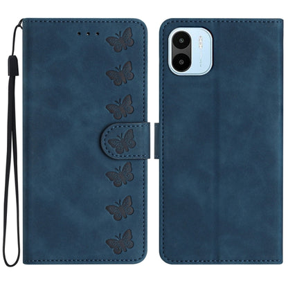 Seven Butterflies Embossed Leather Phone Case, For Xiaomi Redmi A1, For Xiaomi Redmi Note 11 Pro 5G Global, For Xiaomi 12 Lite, For Xiaomi Redmi 10A