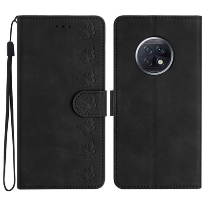 Seven Butterflies Embossed Leather Phone Case, For Xiaomi Redmi Note 9 5G / Note 9T, For Xiaomi Mi 10T Lite, For Xiaomi Mi 10T / 10T Pro, For Xiaomi Redmi 9A