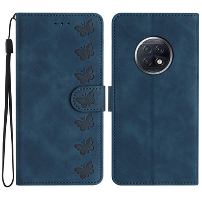 Seven Butterflies Embossed Leather Phone Case, For Xiaomi Redmi Note 9 5G / Note 9T, For Xiaomi Mi 10T Lite, For Xiaomi Mi 10T / 10T Pro, For Xiaomi Redmi 9A