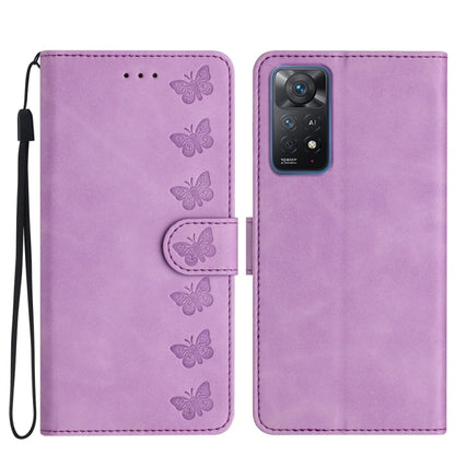 Seven Butterflies Embossed Leather Phone Case, For Xiaomi Redmi A1, For Xiaomi Redmi Note 11 Pro 5G Global, For Xiaomi 12 Lite, For Xiaomi Redmi 10A