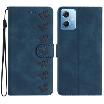 Seven Butterflies Embossed Leather Phone Case, For Xiaomi Redmi Note 12 5G Global, For Xiaomi 13 Pro, For Xiaomi 13, For Xiaomi 12T / 12T Pro