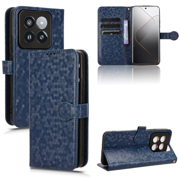 Honeycomb Dot Texture Leather Phone Case, For Xiaomi 14 Ultra, For Xiaomi Redmi 13C / Poco C65, For Xiaomi 14 Pro, For Xiaomi Redmi Note 13 Pro+ 5G