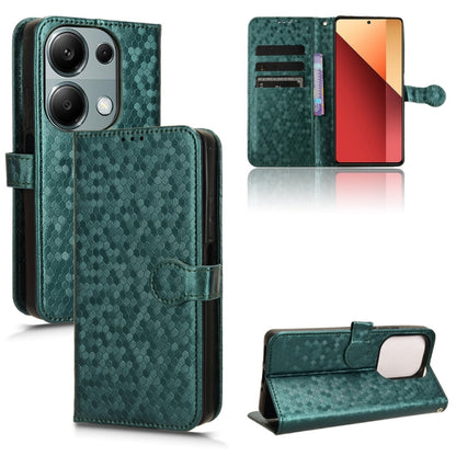 Honeycomb Dot Texture Leather Phone Case, For Xiaomi Redmi Note 13 Pro 4G Global, For Xiaomi Redmi Note 13 4G, For Xiaomi Redmi 13C 5G / 4G, For Xiaomi Poco X6 Pro / Redmi K70E 5G