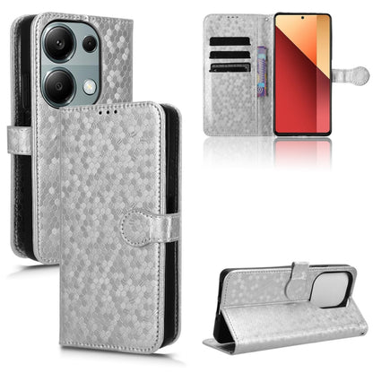 Honeycomb Dot Texture Leather Phone Case, For Xiaomi Redmi Note 13 Pro 4G Global, For Xiaomi Redmi Note 13 4G, For Xiaomi Redmi 13C 5G / 4G, For Xiaomi Poco X6 Pro / Redmi K70E 5G