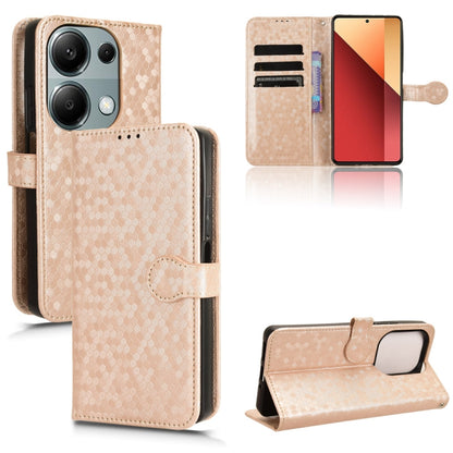 Honeycomb Dot Texture Leather Phone Case, For Xiaomi Poco F6 /Redmi Turbo 3, For Xiaomi Civi 4 Pro, For Xiaomi Poco M6 Pro 4G, For Xiaomi Redmi A3