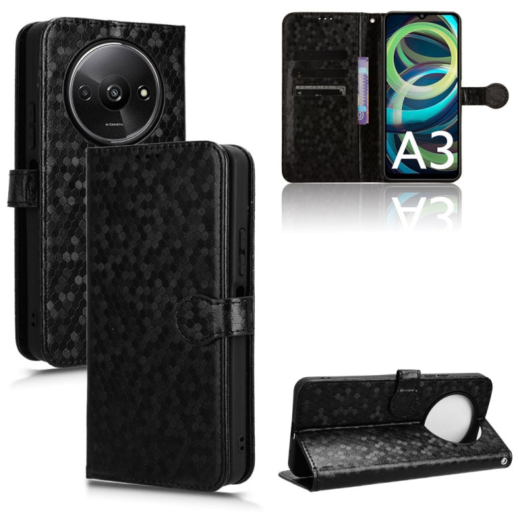 Honeycomb Dot Texture Leather Phone Case, For Xiaomi Poco F6 /Redmi Turbo 3, For Xiaomi Civi 4 Pro, For Xiaomi Poco M6 Pro 4G, For Xiaomi Redmi A3