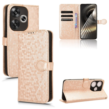 Honeycomb Dot Texture Leather Phone Case, For Xiaomi Poco F6 /Redmi Turbo 3, For Xiaomi Civi 4 Pro, For Xiaomi Poco M6 Pro 4G, For Xiaomi Redmi A3