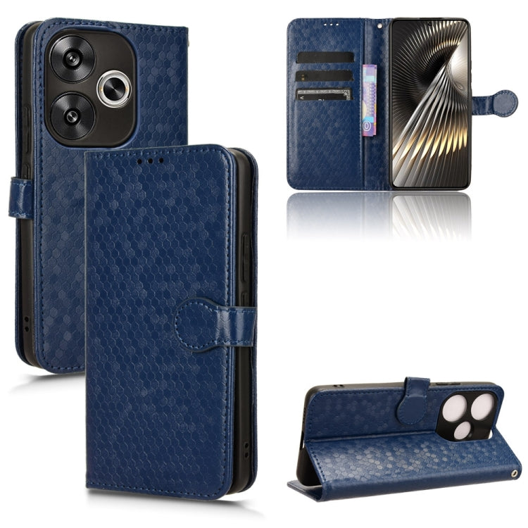 Honeycomb Dot Texture Leather Phone Case, For Xiaomi Poco F6 /Redmi Turbo 3, For Xiaomi Civi 4 Pro, For Xiaomi Poco M6 Pro 4G, For Xiaomi Redmi A3