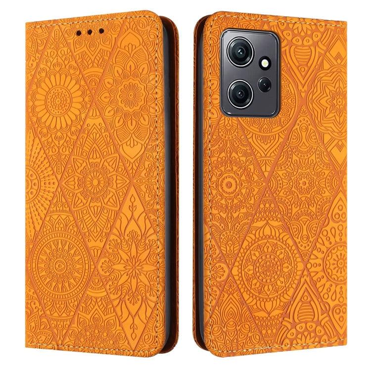 Ethnic Embossed Adsorption Leather Phone Case, For Redmi Note 12 Pro 4G, For Redmi Note 12 4G Global, For Redmi Note 12 Pro 5G Global, For Redmi Note 12 5G Global