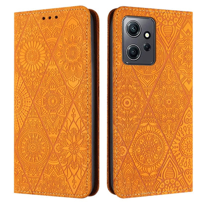 Ethnic Embossed Adsorption Leather Phone Case, For Redmi Note 12 Pro 4G, For Redmi Note 12 4G Global, For Redmi Note 12 Pro 5G Global, For Redmi Note 12 5G Global