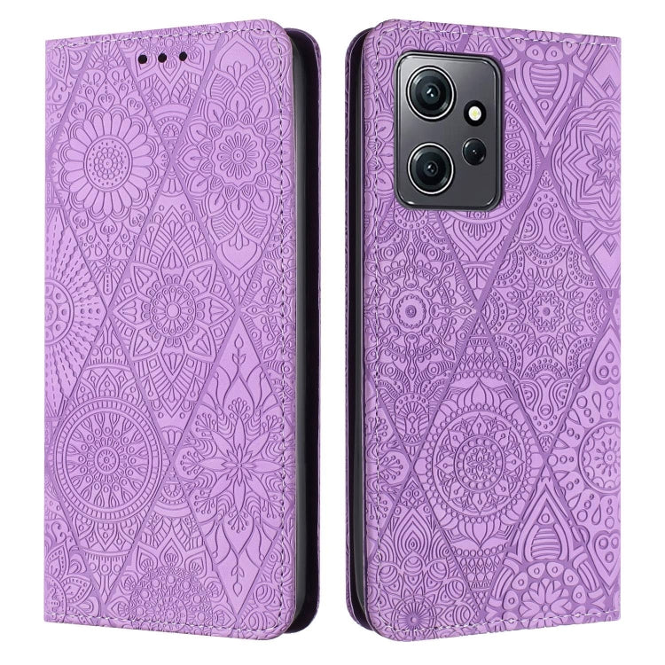 Ethnic Embossed Adsorption Leather Phone Case, For Redmi Note 12 Pro 4G, For Redmi Note 12 4G Global, For Redmi Note 12 Pro 5G Global, For Redmi Note 12 5G Global