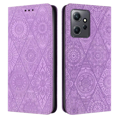 Ethnic Embossed Adsorption Leather Phone Case, For Redmi Note 12 Pro 4G, For Redmi Note 12 4G Global, For Redmi Note 12 Pro 5G Global, For Redmi Note 12 5G Global