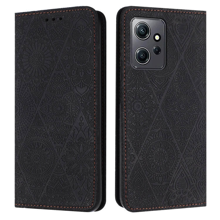 Ethnic Embossed Adsorption Leather Phone Case, For Redmi Note 12 Pro 4G, For Redmi Note 12 4G Global, For Redmi Note 12 Pro 5G Global, For Redmi Note 12 5G Global