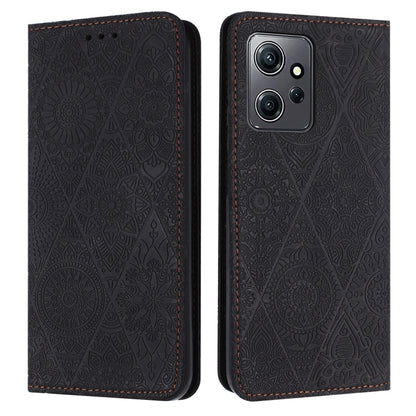 Ethnic Embossed Adsorption Leather Phone Case, For Redmi Note 12 Pro 4G, For Redmi Note 12 4G Global, For Redmi Note 12 Pro 5G Global, For Redmi Note 12 5G Global
