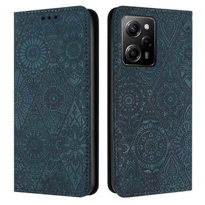 Ethnic Embossed Adsorption Leather Phone Case, For Redmi Note 12 Pro 4G, For Redmi Note 12 4G Global, For Redmi Note 12 Pro 5G Global, For Redmi Note 12 5G Global