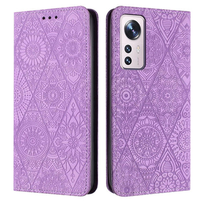 Ethnic Embossed Adsorption Leather Phone Case, For Xiaomi 12 Lite, For Redmi Note 11 4G, For Xiaomi Redmi 9C / 10A, For Xiaomi Redmi 10C