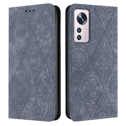 Ethnic Embossed Adsorption Leather Phone Case, For Xiaomi 12 Lite, For Redmi Note 11 4G, For Xiaomi Redmi 9C / 10A, For Xiaomi Redmi 10C