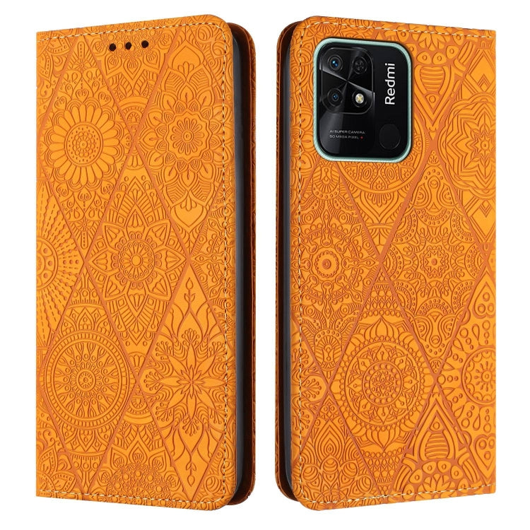 Ethnic Embossed Adsorption Leather Phone Case, For Xiaomi 12 Lite, For Redmi Note 11 4G, For Xiaomi Redmi 9C / 10A, For Xiaomi Redmi 10C