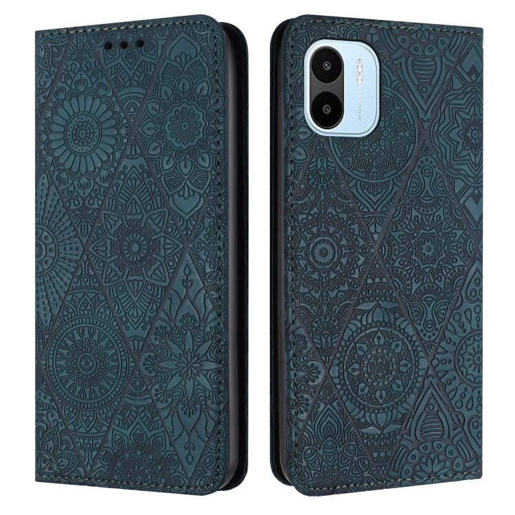 Ethnic Embossed Adsorption Leather Phone Case, For Xiaomi Redmi 12C, For Xiaomi Redmi A1+, For Xiaomi 12T / 12T Pro, For Xiaomi Redmi A1