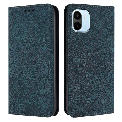 Ethnic Embossed Adsorption Leather Phone Case, For Xiaomi Redmi 12C, For Xiaomi Redmi A1+, For Xiaomi 12T / 12T Pro, For Xiaomi Redmi A1