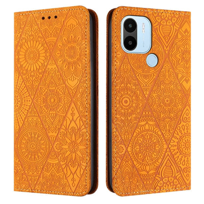Ethnic Embossed Adsorption Leather Phone Case, For Xiaomi Redmi 12C, For Xiaomi Redmi A1+, For Xiaomi 12T / 12T Pro, For Xiaomi Redmi A1