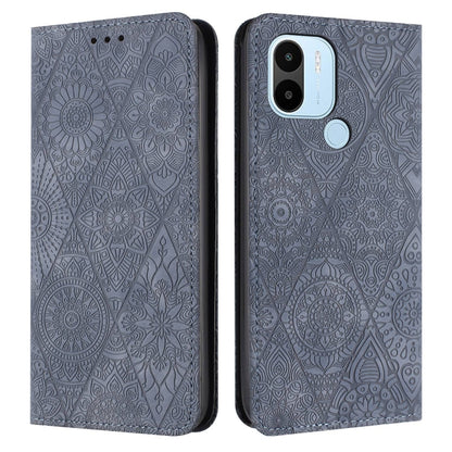 Ethnic Embossed Adsorption Leather Phone Case, For Xiaomi Redmi 12C, For Xiaomi Redmi A1+, For Xiaomi 12T / 12T Pro, For Xiaomi Redmi A1