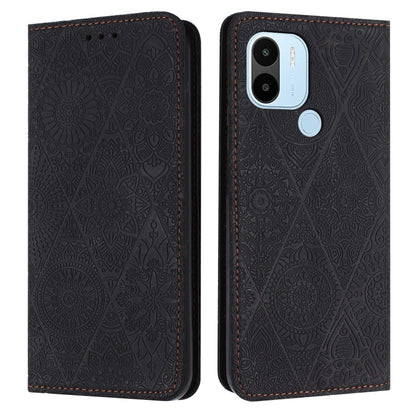 Ethnic Embossed Adsorption Leather Phone Case, For Xiaomi Redmi 12C, For Xiaomi Redmi A1+, For Xiaomi 12T / 12T Pro, For Xiaomi Redmi A1