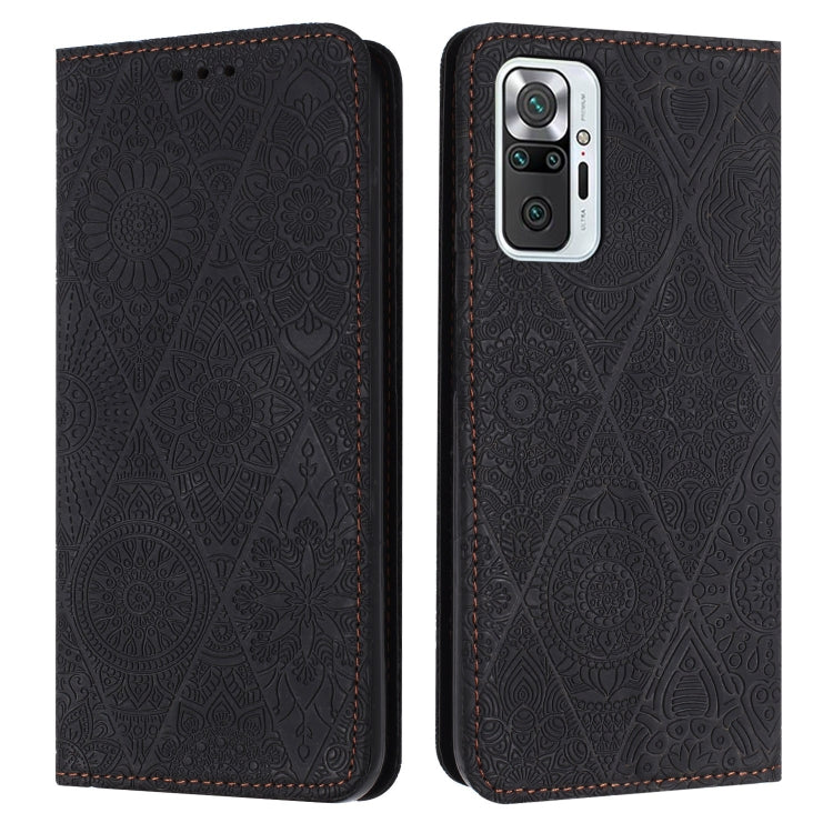 Ethnic Embossed Adsorption Leather Phone Case, For Xiaomi 11 Lite, For Redmi Note 10 Pro, For Redmi Note 10 4G, For Xiaomi Redmi 9T