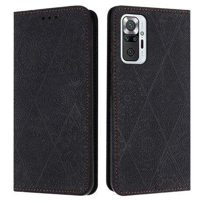 Ethnic Embossed Adsorption Leather Phone Case, For Xiaomi 11 Lite, For Redmi Note 10 Pro, For Redmi Note 10 4G, For Xiaomi Redmi 9T
