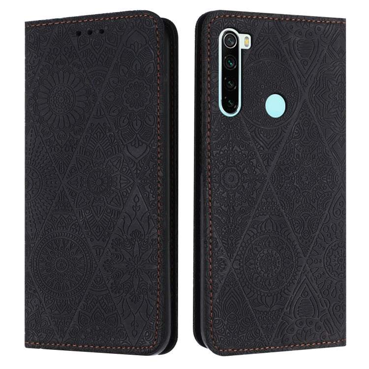Ethnic Embossed Adsorption Leather Phone Case, For Redmi Note 8T, For Redmi Note 8, For Redmi Note 8 Pro, For Redmi Note 7 / 7 Pro