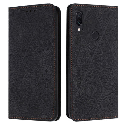 Ethnic Embossed Adsorption Leather Phone Case, For Redmi Note 8T, For Redmi Note 8, For Redmi Note 8 Pro, For Redmi Note 7 / 7 Pro