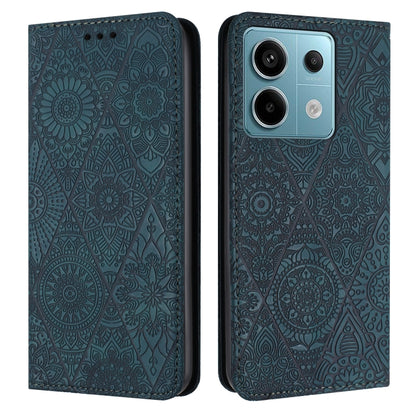 Ethnic Embossed Adsorption Leather Phone Case, For Xiaomi Redmi 13 4G, For Xiaomi Redmi Note 13 5G, For Xiaomi Redmi 13C, For Xiaomi Redmi Note 13 Pro 5G