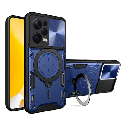 CD Texture Sliding Camshield Magnetic Holder Phone Case, For Xiaomi Redmi Note 12S 4G, For Xiaomi Redmi Note 12 4G, For Xiaomi Redmi Note 12 Pro 5G, For Xiaomi Redmi 12C