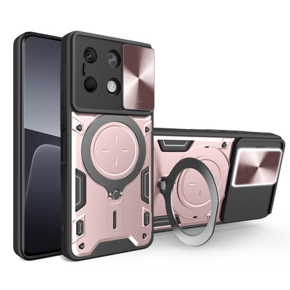 CD Texture Sliding Camshield Magnetic Holder Phone Case, For Xiaomi Redmi A3, For Xiaomi Redmi 13C 5G Global, For Xiaomi Redmi Note 13 5G, For Xiaomi Redmi 13C 4G