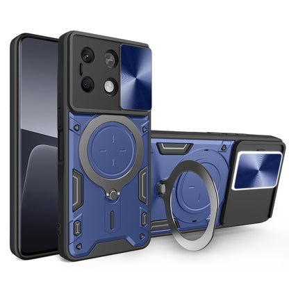 CD Texture Sliding Camshield Magnetic Holder Phone Case, For Xiaomi Redmi A3, For Xiaomi Redmi 13C 5G Global, For Xiaomi Redmi Note 13 5G, For Xiaomi Redmi 13C 4G