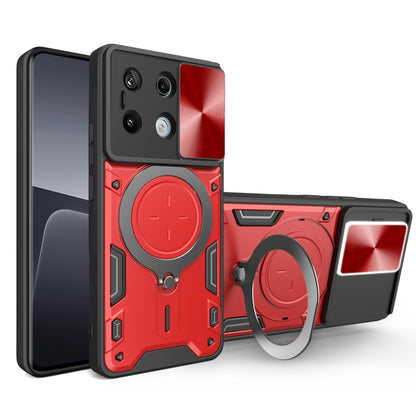 CD Texture Sliding Camshield Magnetic Holder Phone Case, For Xiaomi Redmi Note 13 Pro 5G, For Xiaomi 13T / Redmi K60 Ultra, For Xiaomi Redmi Note 12 Turbo, For Xiaomi Poco F5 Pro/Redmi K60