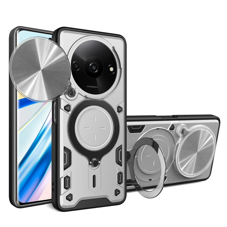 CD Texture Sliding Camshield Magnetic Holder Phone Case, For Xiaomi Redmi A3, For Xiaomi Redmi 13C 5G Global, For Xiaomi Redmi Note 13 5G, For Xiaomi Redmi 13C 4G