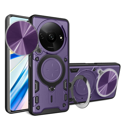 CD Texture Sliding Camshield Magnetic Holder Phone Case, For Xiaomi Redmi A3, For Xiaomi Redmi 13C 5G Global, For Xiaomi Redmi Note 13 5G, For Xiaomi Redmi 13C 4G