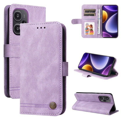 Skin Feel Life Tree Metal Button Leather Phone Case, For Xiaomi 13T / Redmi K60 Ultra, For Xiaomi Redmi K70 / K70 Pro, For Xiaomi Redmi Poco F5, For Xiaomi Redmi K60 / K60 Pro