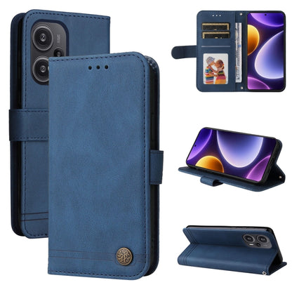 Skin Feel Life Tree Metal Button Leather Phone Case, For Xiaomi 13T / Redmi K60 Ultra, For Xiaomi Redmi K70 / K70 Pro, For Xiaomi Redmi Poco F5, For Xiaomi Redmi K60 / K60 Pro