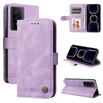 Skin Feel Life Tree Metal Button Leather Phone Case, For Xiaomi 13T / Redmi K60 Ultra, For Xiaomi Redmi K70 / K70 Pro, For Xiaomi Redmi Poco F5, For Xiaomi Redmi K60 / K60 Pro