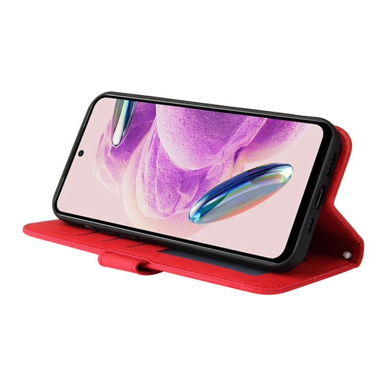 Skin Feel Life Tree Metal Button Leather Phone Case, For Xiaomi Redmi Note 12S 4G