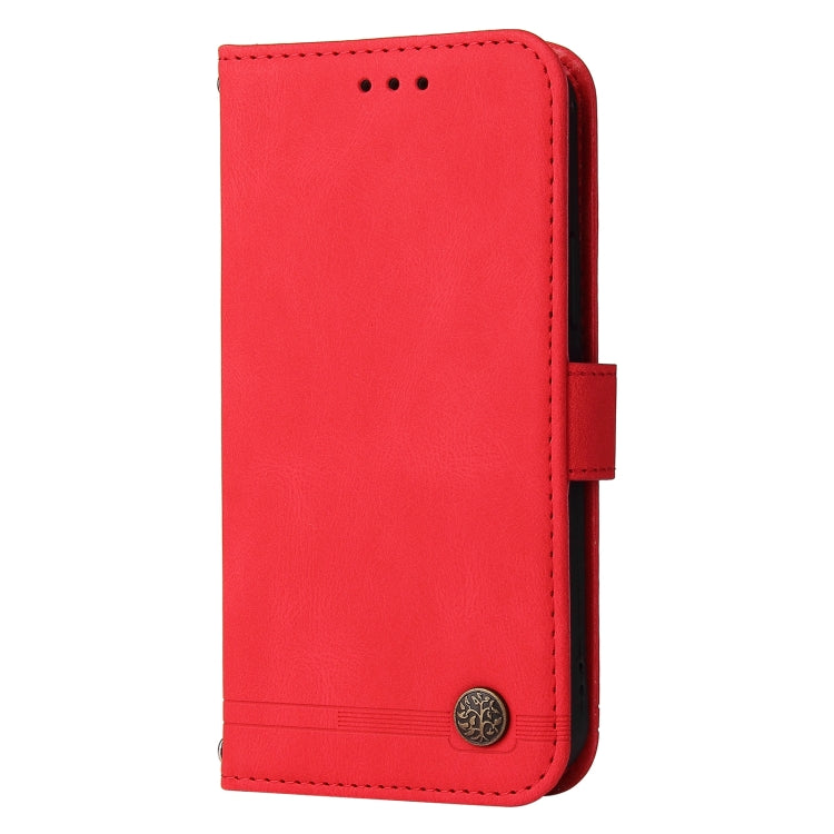 Skin Feel Life Tree Metal Button Leather Phone Case, For Xiaomi 13T / Redmi K60 Ultra, For Xiaomi Redmi K70 / K70 Pro, For Xiaomi Redmi Poco F5, For Xiaomi Redmi K60 / K60 Pro