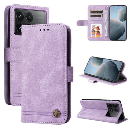 Skin Feel Life Tree Metal Button Leather Phone Case, For Xiaomi Redmi K70E, For Xiaomi 14 Ultra, For Xiaomi 14 Pro, For Xiaomi 14